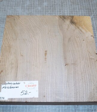 Kaukasischer Nussbaum , ca. 303 x 298 x 62mm, 2,96kg