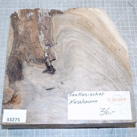 Caucasian walnut burl, approx. 220 x 220 x 62mm, 2,08kg