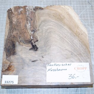 Caucasian walnut burl, approx. 220 x 220 x 62mm, 2,08kg