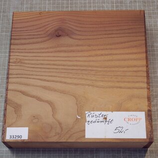 Dutch elm,steamed, approx. 264 x 264 x 57mm, 2,48kg
