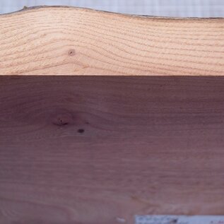 Dutch elm,steamed, approx. 264 x 264 x 57mm, 2,48kg