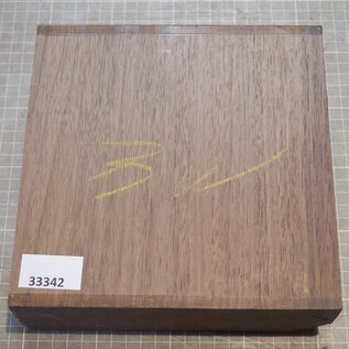 Black Walnut, ca. 200 x 200 x 65 mm, 1,7 kg