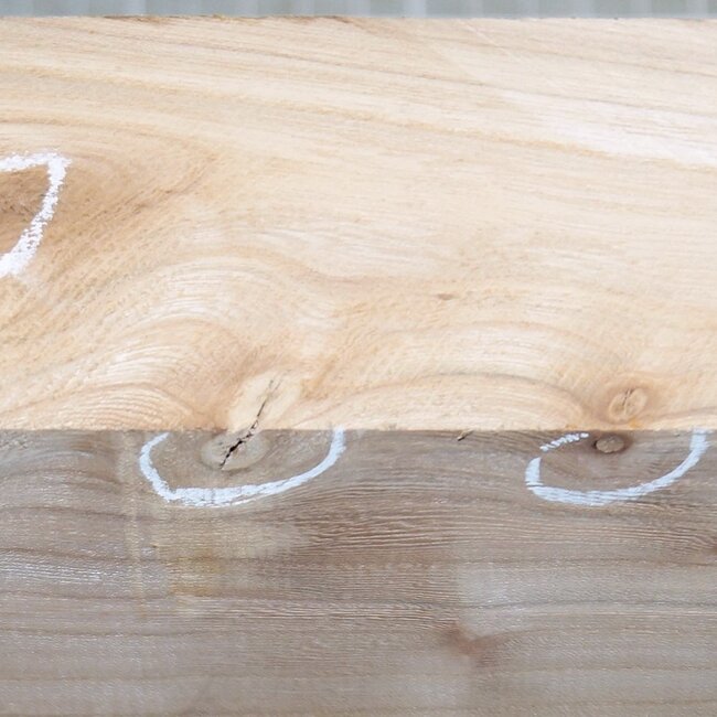 Elm, approx. 170 x 170 x 60 mm, 1,2 kg