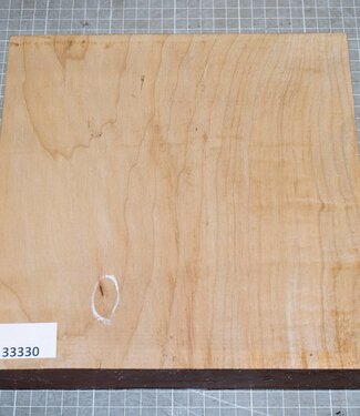 EU Softmaple, figured, approx. 230 x 230 x 51 mm, 1,7 kg