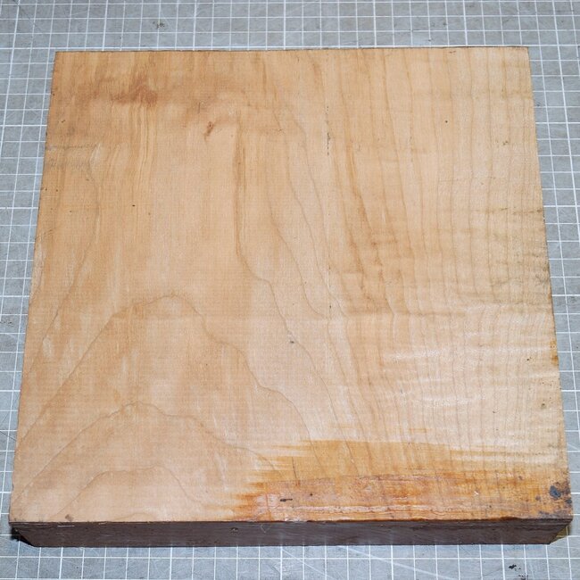 Spitzahorn, gemuschelt/geriegelt, ca. 230 x 230 x 51 mm, 1,7 kg