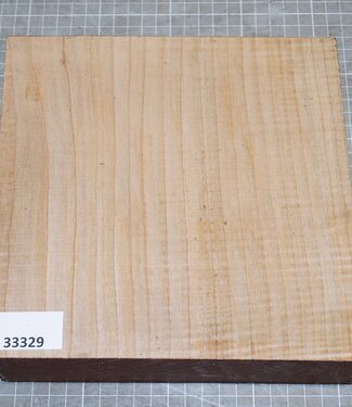 EU Softmaple, figured, approx. 210 x 210 x 54 mm, 1,4 kg