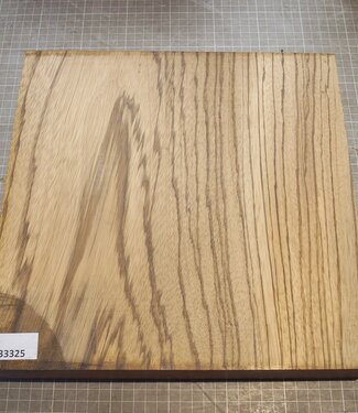 Zebrano, ca. 310 x 310 x 47-53 mm, 3,3 kg