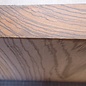 Zebrano, ca. 310 x 310 x 47-53 mm, 3,3 kg