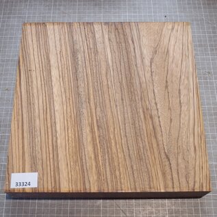 Zebrano, ca. 290 x 290 x 50 mm, 3,1 kg