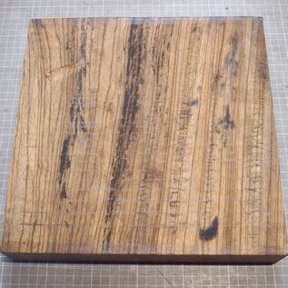 Zebrano, ca. 290 x 290 x 50 mm, 3,1 kg
