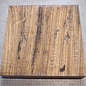Zebrano, ca. 290 x 290 x 50 mm, 3,1 kg