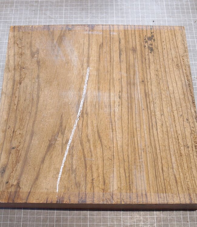 Zebrawood, approx. 300 x 300 x 52 mm, 3 kg