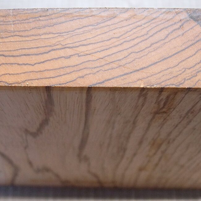 Zebrano, ca. 300 x 300 x 52 mm, 3 kg