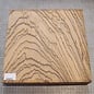 Zebrawood, approx. 280 x 280 x 50 mm, 3 kg