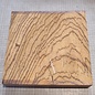 Zebrawood, approx. 280 x 280 x 50 mm, 3 kg