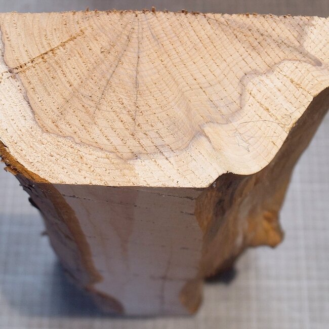 Yew, approx. 380 x 170 x 85 mm, 3 kg