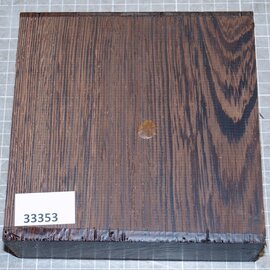 Wenge, ca. 160 x 160 x 50mm, 1,1kg