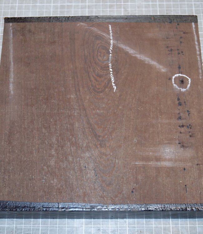 Wenge, ca. 240 x 240 x 50mm, 2,5kg