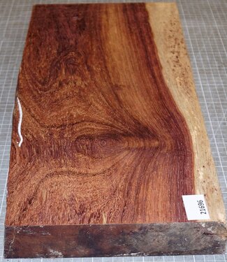 Madagascar rosewood, blank for bottoms, approx. 550 x 210-230 x 42 mm