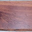 Madagascar rosewood, blank for bottoms, approx. 550 x 210-230 x 42 mm