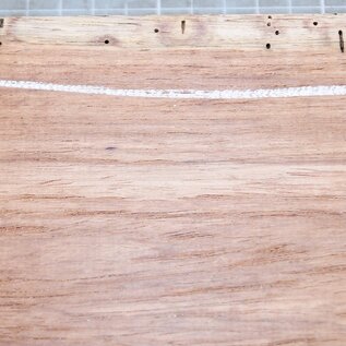 Madagascar rosewood, blank for bottoms, approx. 560 x 220 x 40 mm