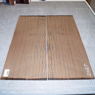 Ziricote Guitar bottoms, approx. 2 x 550 x 205 x 4 mm