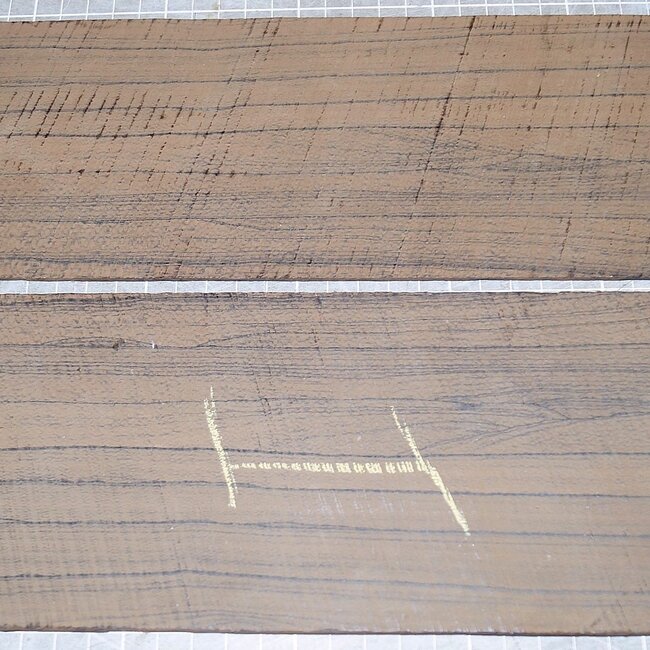 Zirikote Zargen, ca. 2 x 800 x 110 x 2 mm