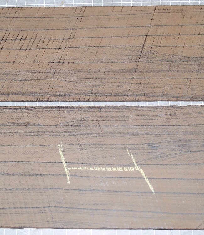 Zirikote Zargen, ca. 2 x 800 x 110 x 2 mm