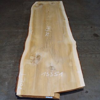 Lebanon Cedar table top, approx. 3000 x 1020/920/850 x 75 mm, 13351