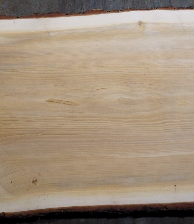 Lebanon Cedar table top, approx. 3100 x 1020/920/850 x 75 mm, 13351