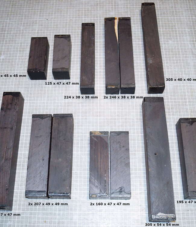 Grenadill Highland Pipes -  Dudelsack Satz - 13 Teile