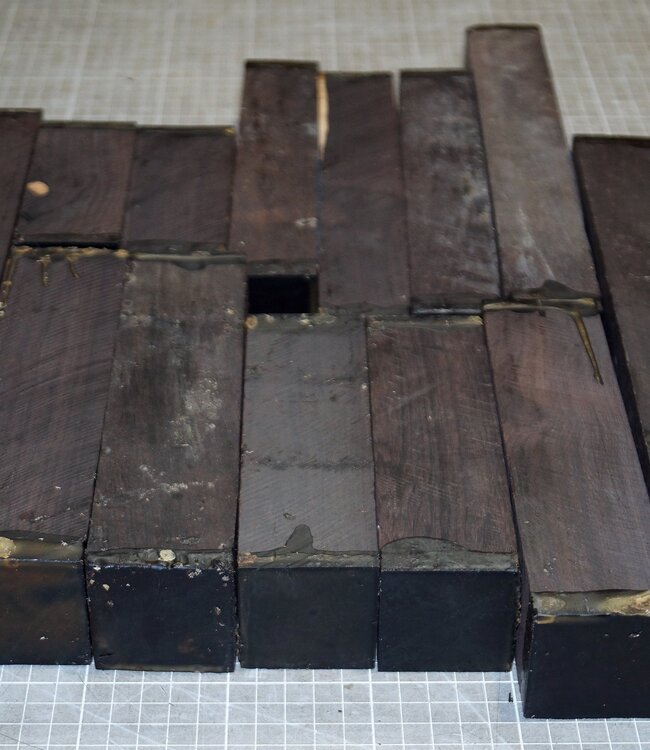 Grenadill Highland Pipes -  Dudelsack Satz - 13 Teile