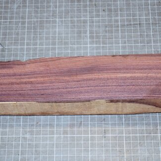 Königsholz, Veilchenholz, ca. 305 x 70 x 48-62mm, 1,24kg