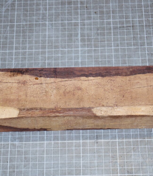 Königsholz, Veilchenholz, ca. 305 x 70 x 48-62mm, 1,24kg