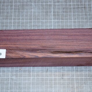 Königsholz, Veilchenholz, ca. 256 x 70 x 30-54mm, 0,96kg