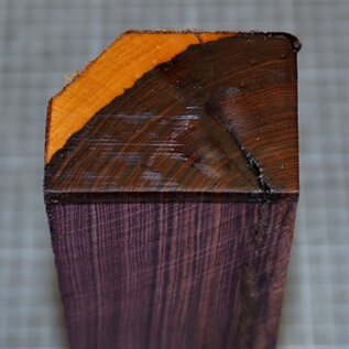 Königsholz, Veilchenholz, ca. 256 x 70 x 30-54mm, 0,96kg