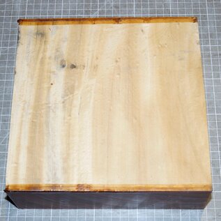 Satin, Zitronenholz, ca. 215 x 215 x 76mm, 2,54kg