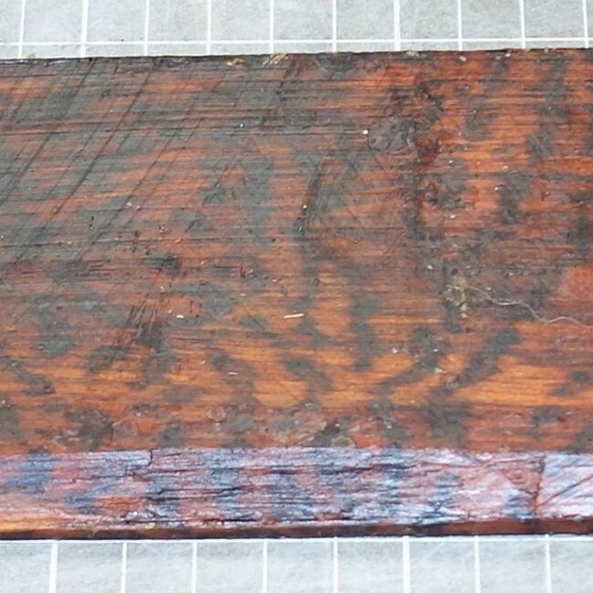 Schlangenholz Griffbrett, ca. 720 x 78 x 4-9 mm, 21709