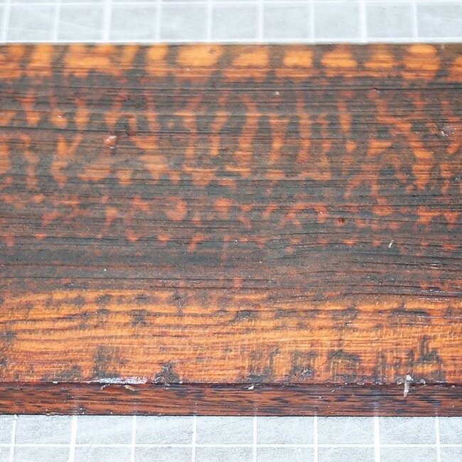 Schlangenholz Griffbrett, ca. 530 x 73 x 10 mm, 21699