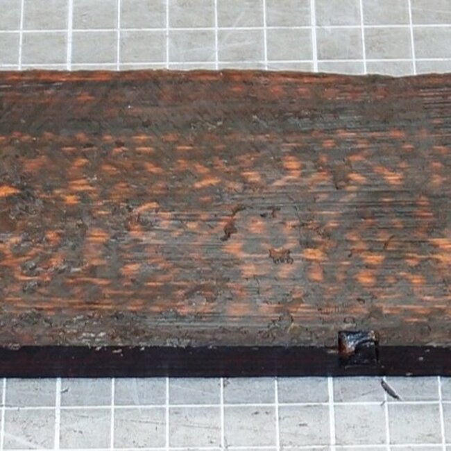 Schlangenholz Griffbrett, ca. 530 x 72 x 9 mm, 21698