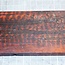 Schlangenholz Griffbrett, ca. 530 x 75 x 10 mm, 21697