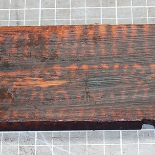Schlangenholz Griffbrett, ca. 530 x 75 x 10 mm, 21697