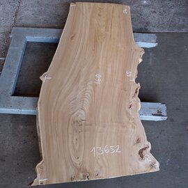 Elm table top, approx. 1600 x 650 x 54 mm, 13652