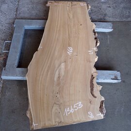 Elm table top, approx. 1600 x 610 x 54 mm, 13653