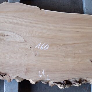 Elm table top, approx. 1600 x 610 x 54 mm, 13653