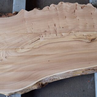 Elm table top, approx. 1600 x 610 x 54 mm, 13653