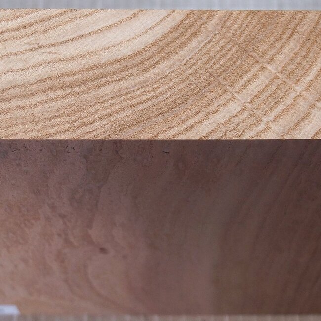 Caucasian Elm burl, approx. 284 x 284 x 67mm, 2,94kg