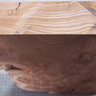 Caucasian Elm burl, approx. 333-235 x 370 x 60mm, 3,84kg