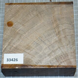 Caucasian Walnut Ripple, approx. 140 x 140 x 55mm, 0,9kg