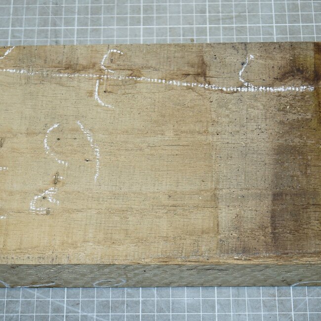 Eiche, ca. 300 x 150 x 52mm, 1,7kg